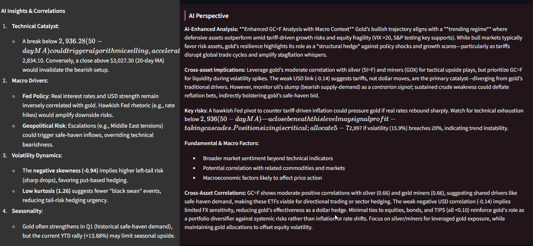 AI Insights Screenshot